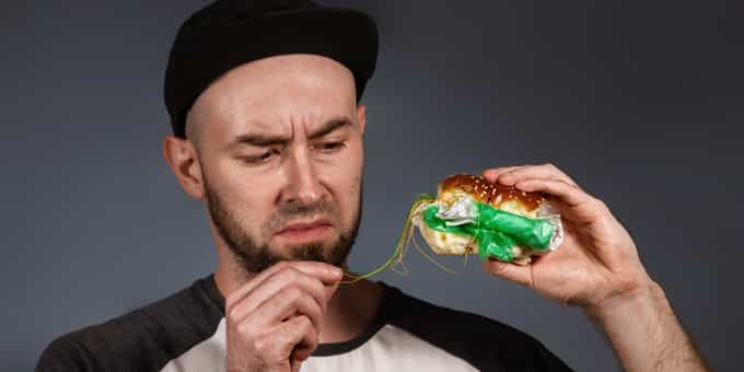 What is the best example of physical contamination?